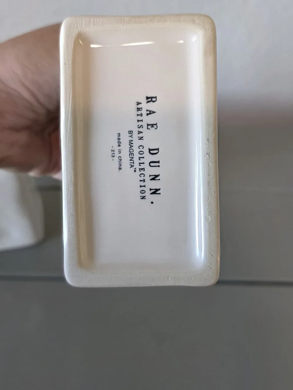 Rae Dunn Soap Dispenser & Brushes Holder